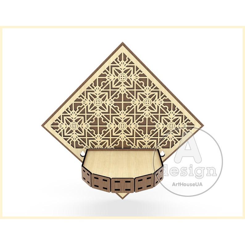 Kệ hoa treo tường decor mẫu 26