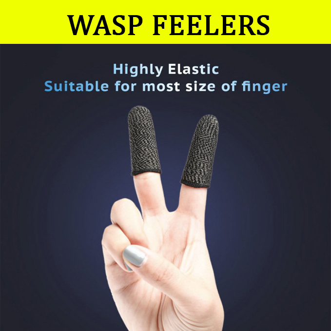 Bao tay chơi game cảm ứng Wasp Feelers găng tay chống mồ hôi, chống trượt - 1 ngón lẻ no box
