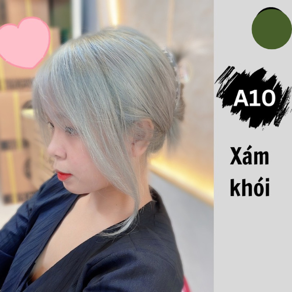 A10 (KHÓI ÁNH XANH) - NHUỘM THẢO DƯỢC MÀU THỜI TRANG BOSNIC 150ML