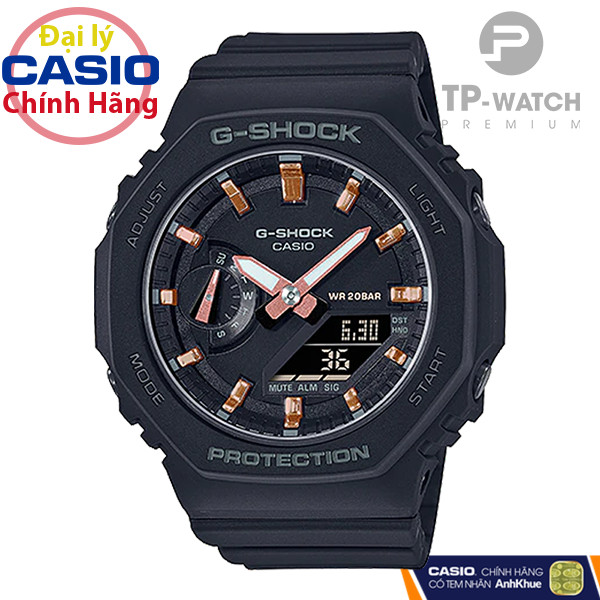 Đồng hồ nữ Casio G-Shock GMA-S2100-1ADR size nhỏ lõi Carbon | GMA-S2100-1A nữ