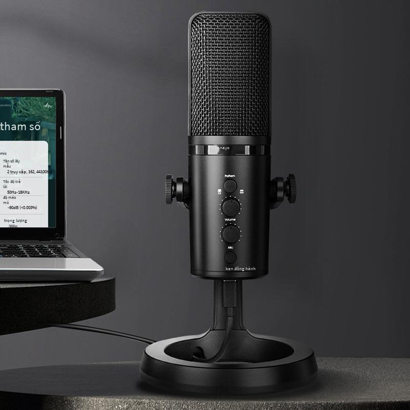 Đảm bảo chất lượng Fei Shuai MY68USB micro tụ điện chuyên nghiệp lúa mì hát trò chơi máy tính micro trực tiếp ghi âm lồng tiếng lớp học trực tuyến