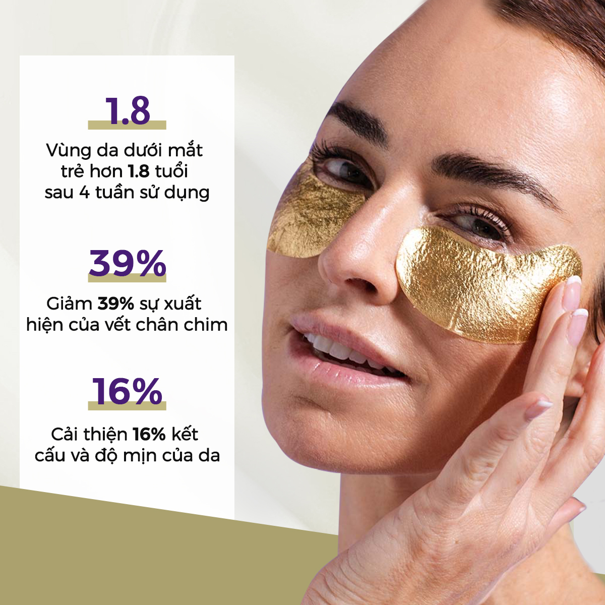 Mặt nạ mắt Skin Republic Matrixyl 3% Under Eye Patch (2 cặp) 6g