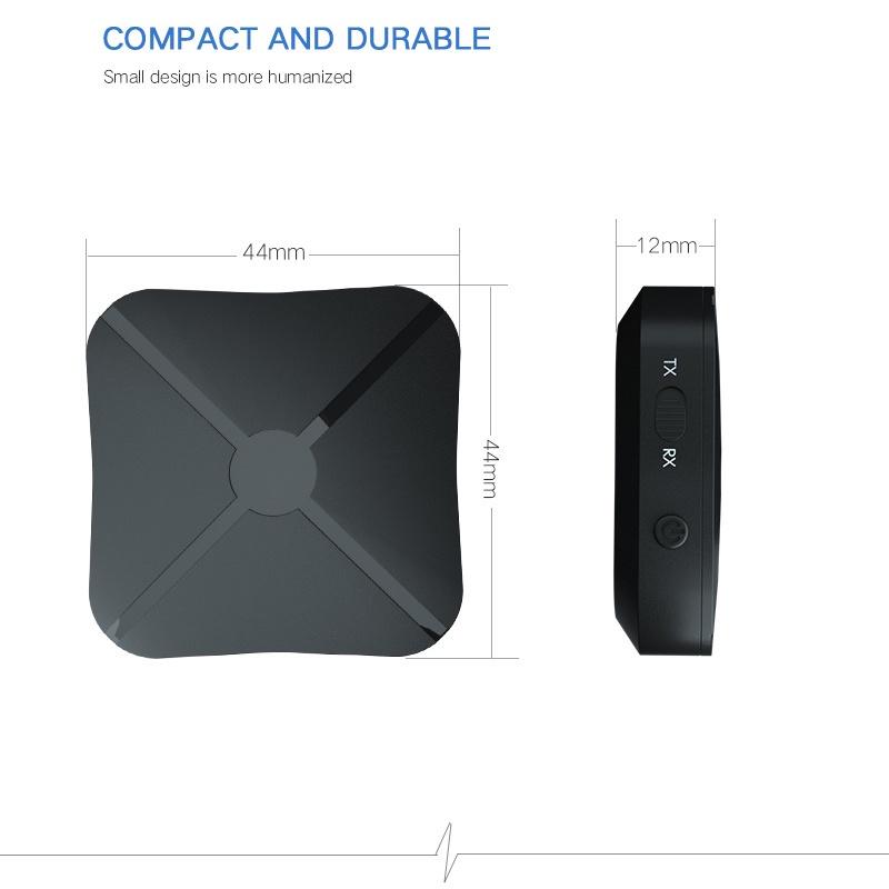 Bộ Thu Phát Âm Thanh Không Dây Bluetooth 5.0 Rca 3.5mm Aux Cho Loa Tv / Xe Hơi