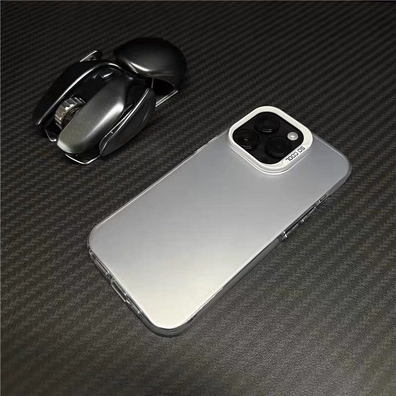 Ốp Điện Thoại Nhám Chống Sốc Có Nút Kim Loại Sang Trọng Cho iPhone 15 14 13 12 11 Pro max