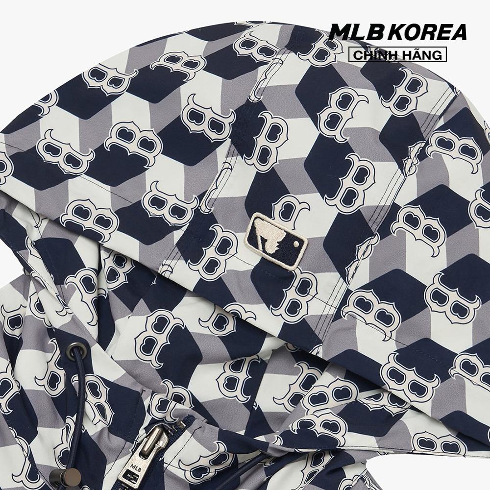 MLB - Áo khoác phối mũ Cube Monogram All Over 3AWJM5324