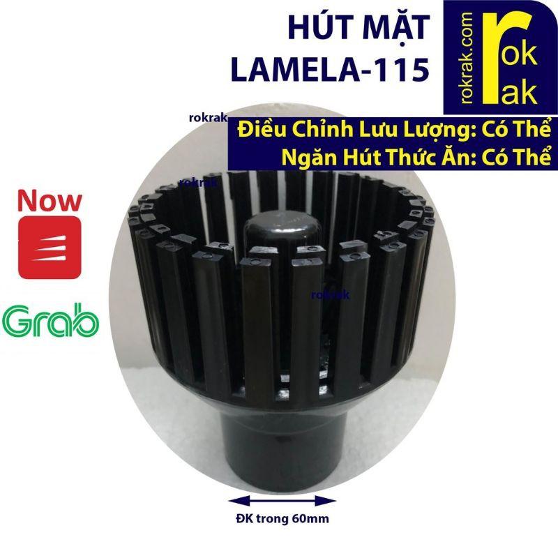 Hút mặt hồ Koi cao cấp Lamela (phi chờ 60) nhựa cứng dày, chắc chắn (Hàng Hãng)