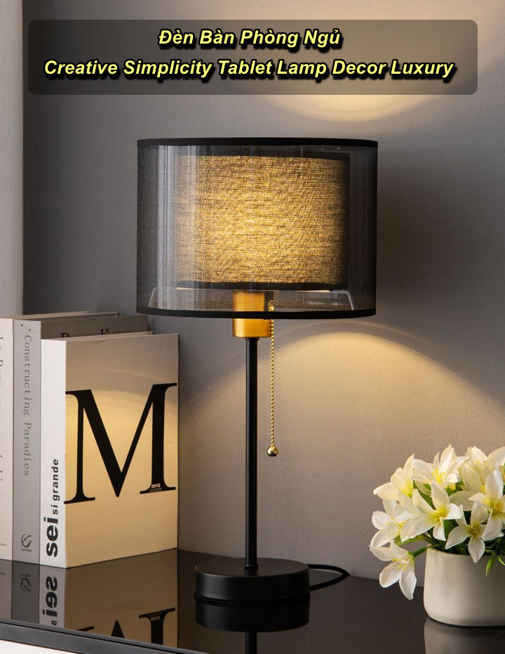 Mua Đèn Bàn Phòng Ngủ Creative Simplicity Tablet Lamp Decor Luxury ...