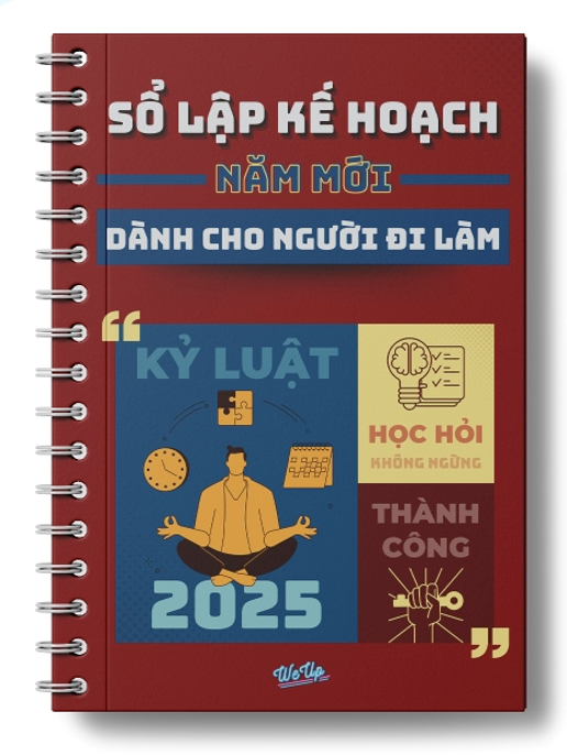 Sổ lập kế hoạch cho người đi làm năm 2025