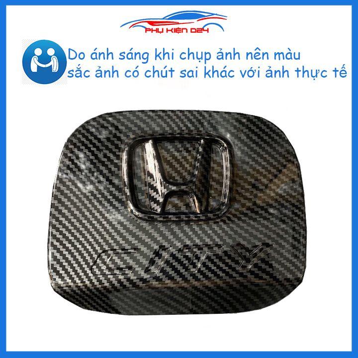 Ốp nắp bình xăng City 2015-2020 vân cacbon chống trầy trang trí ô tô