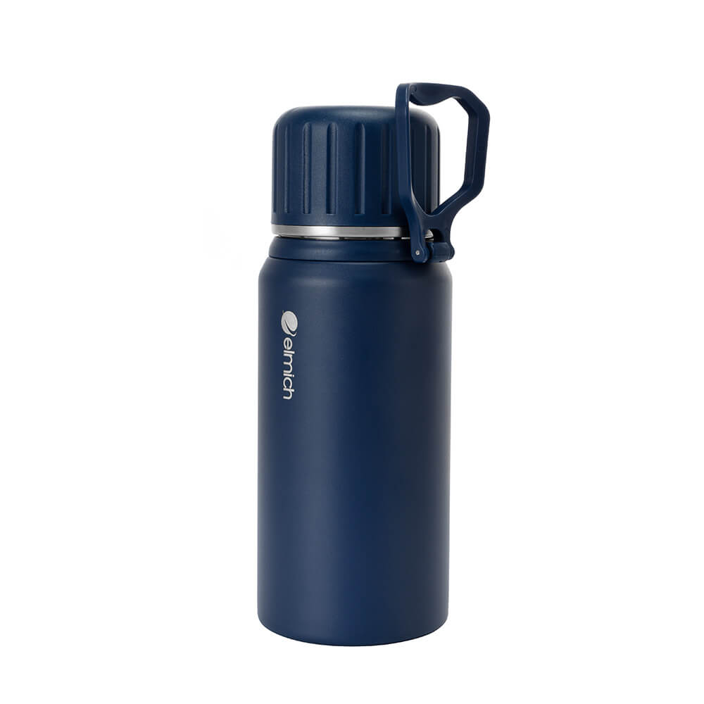 Bình Giữ Nhiệt Inox 304 Elmich EL8346 600ml, Hàng Chính Hãng, Có Quai Xách, Đóng Mở Một Chạm-JoyMall