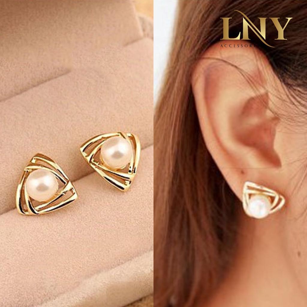 Bông Tai Khuyên Tai Ngọc Trai Nhân Tạo Sang Trọng