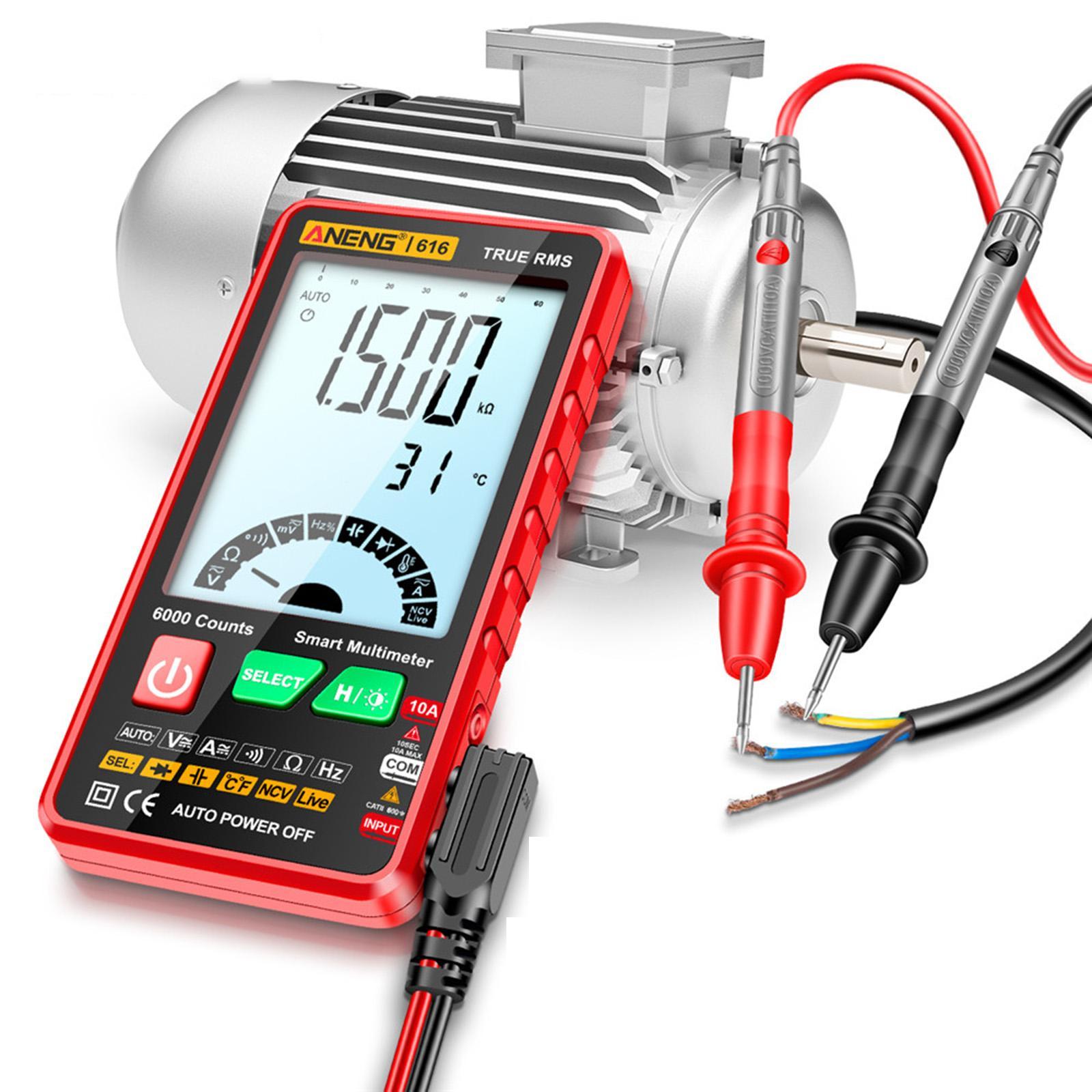 Digital Tester High Precision Transistor capacitors probe 6000 Counts