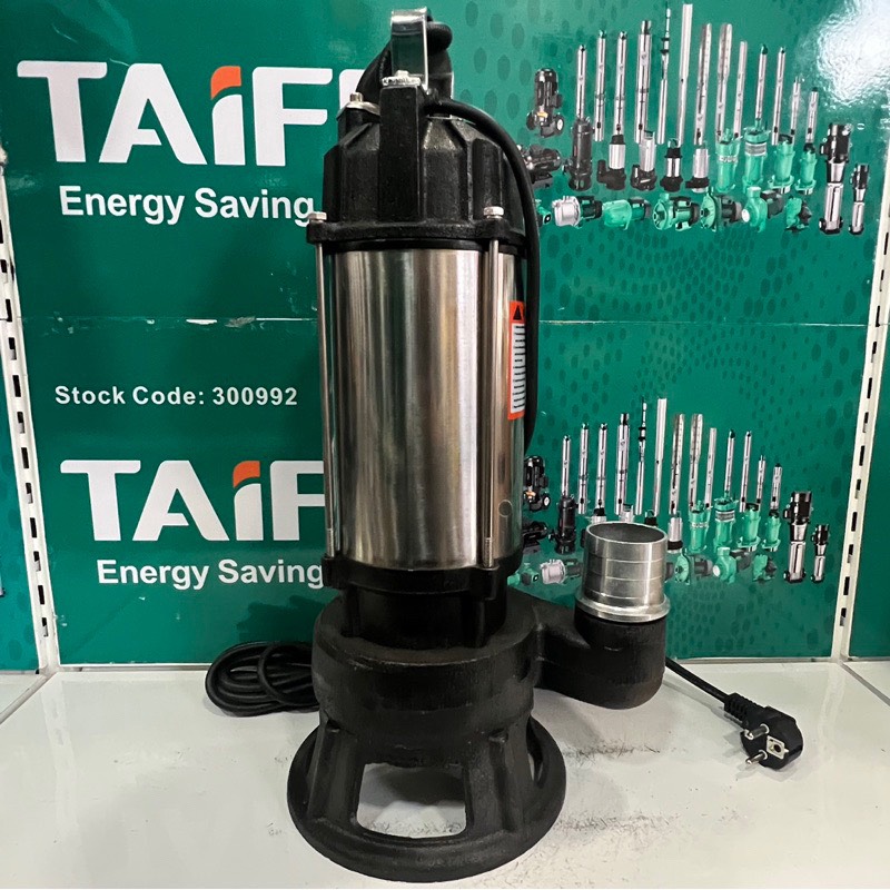 Máy bơm chìm nước thải cắt rác 1.5Kw Thân inox 304 Wini W.V1500D - Bảo hành 1 năm