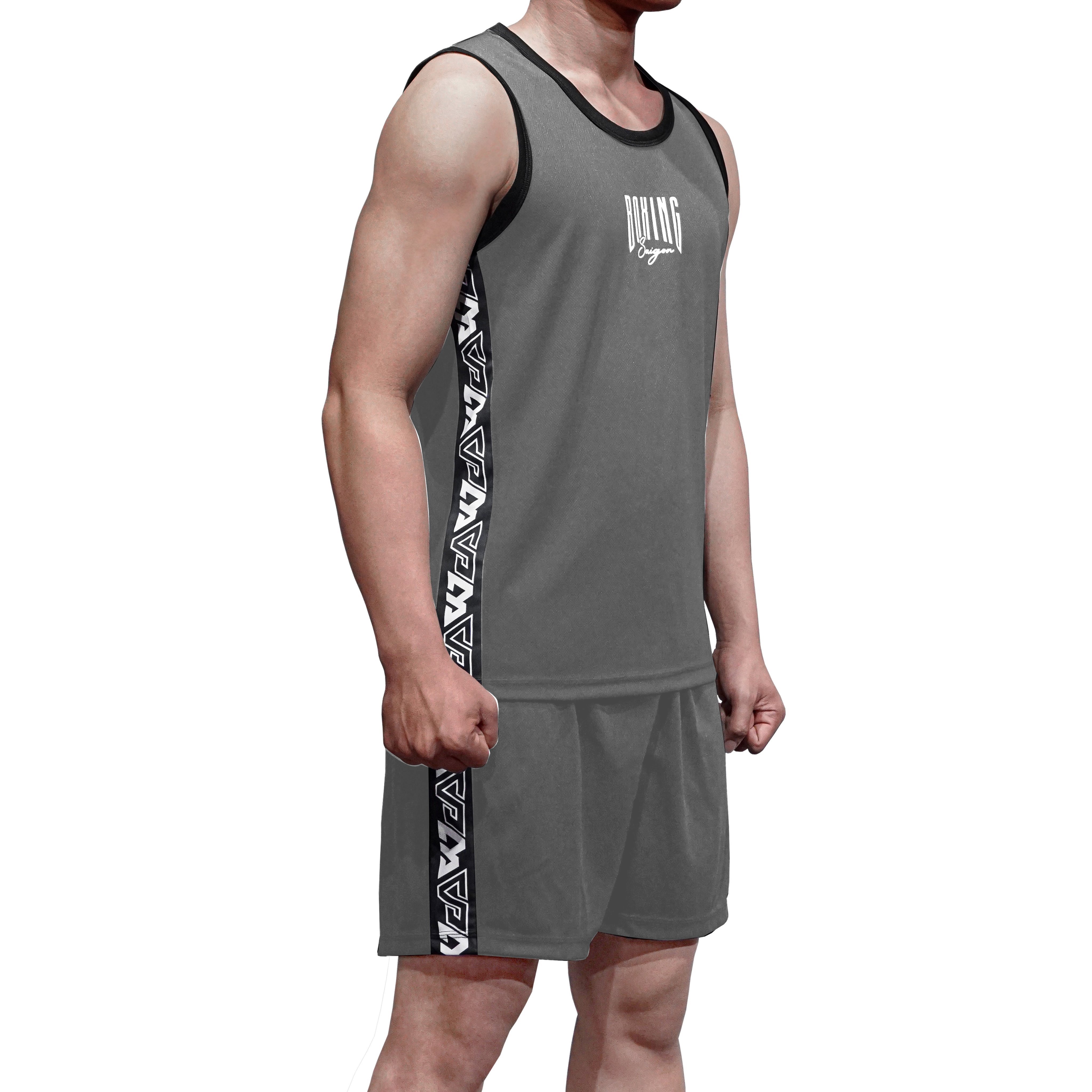 Đồ Tập Luyện Boxing Saigon Elite - Grey