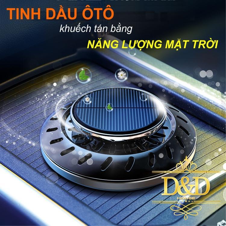 Tinh dầu thơm UFO trang trí táp lô xe hơi, ô tô chạy bằng năng lượng mặt trời