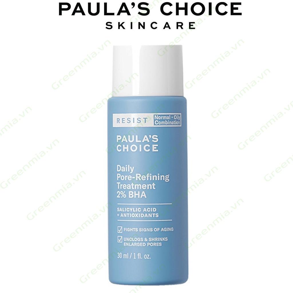 Tẩy Tế Bào Da Chết PAULA'S CHOICE RESIST DAILY PORE-REFINING TREATMENT Thu Nhỏ Lỗ Chân Lông