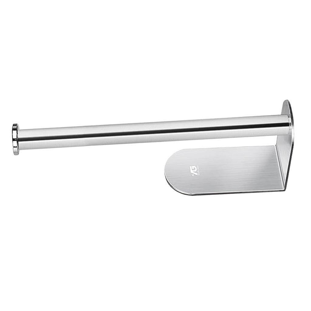 2 pcs Stainless Wall Mounted Paper Towel Roll Holder Kitchen Storage 26cm