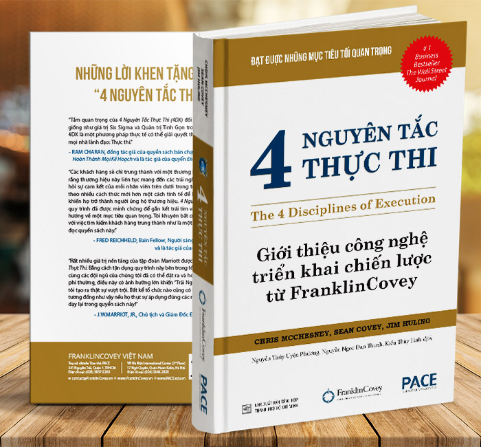 Sách PACE Books - 4 nguyên tắc thực thi (The 4 Disciplines of Execution) - Chris, Mcchesney, Sean Covey, Jim Huling