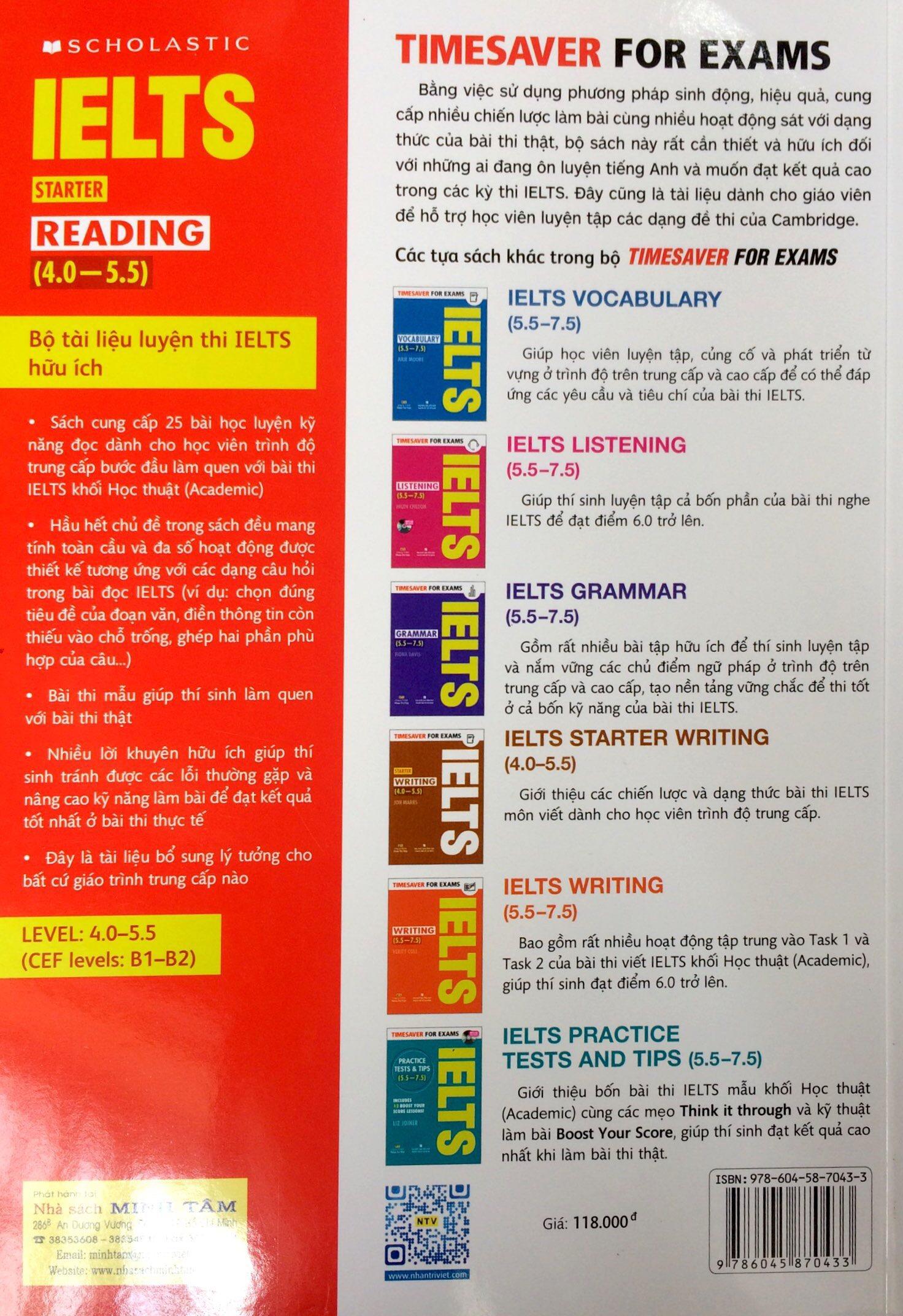 Timesaver For Exams - IELTS Starter Reading 4.0 - 5.5