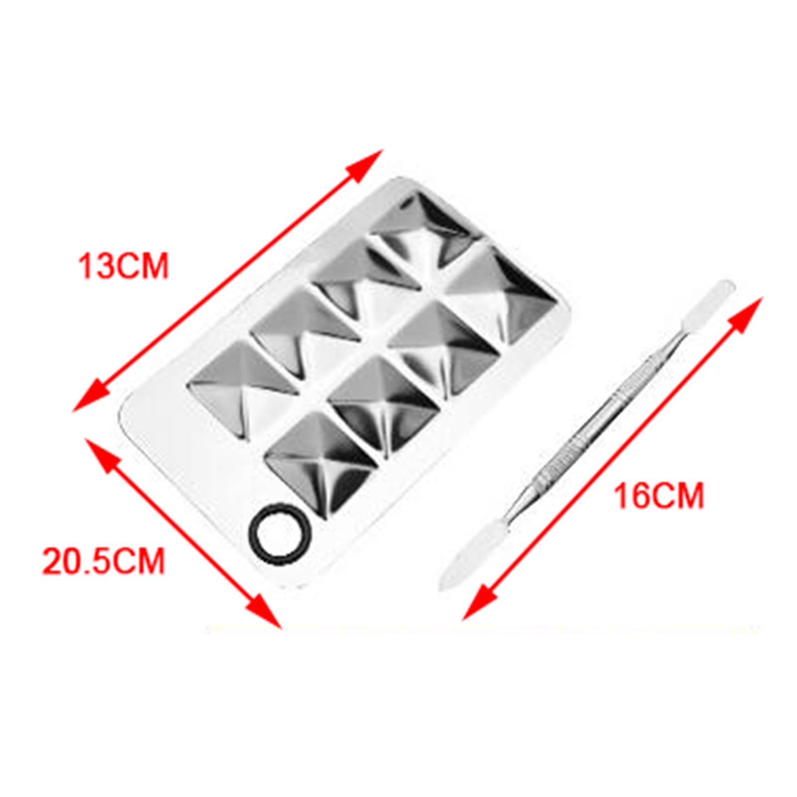 Mixing Palette Concealer Makeup Manicure Plate for Nail Art Cosmetic Artist