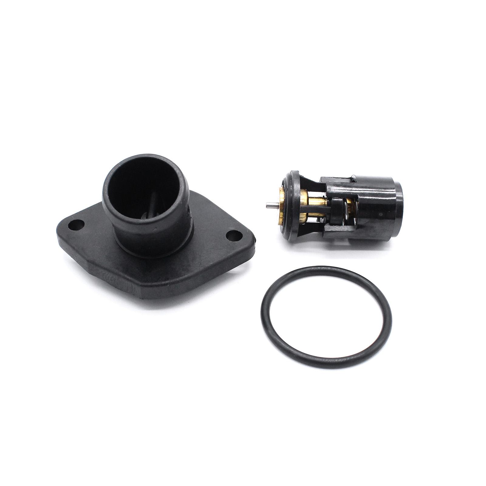 Coolant Flange with Thermostat Seal Ring Replacement for VW Polo 6N 6N1 6N2 1.0-1.6 6K 1.4 1.6