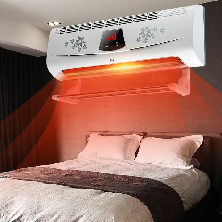 Máy sưởi nhà tắm phòng ngủ BPT-4502 để bàn hoặc treo tường làm ấm tự nhiên điều khiển trực tiếp
