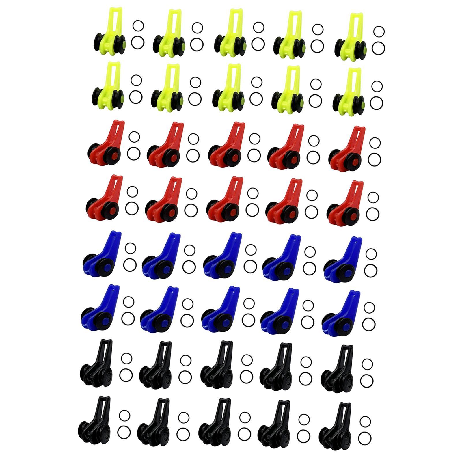 40 Pieces Fishing Hooks Keeper Fishing Pole Hook Keeper 4 Colors Portable Professional for Hook Fishing Lures  Holder Hook Keeper