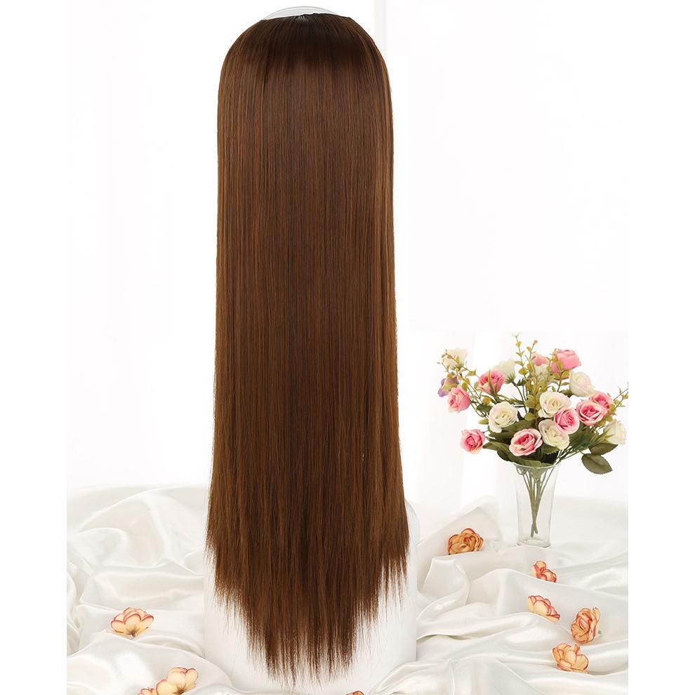 Tóc giả kẹp U thẳng cao cấp 9125