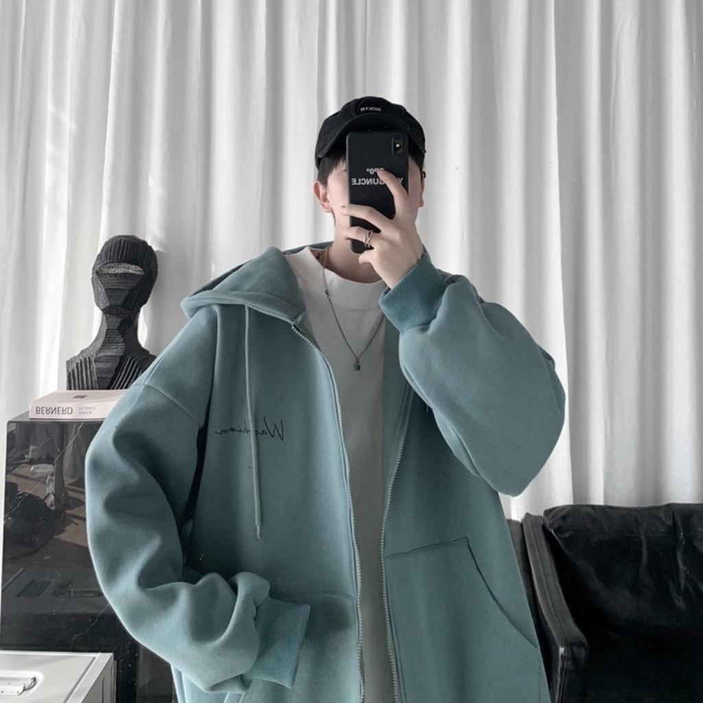 Ao khoác cardigan nam nữ phong cách from rộng chất liệu nỉ ngoại mềm mịn của bán vì đam mê