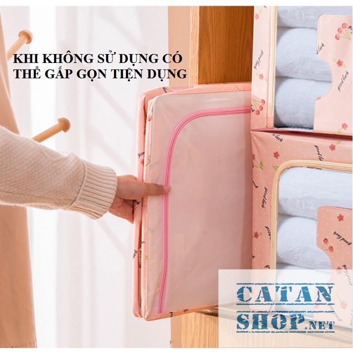 Túi Vải Đựng Đồ, quần áo, Chăn Màn Có Khung thép Chắc Chắn, chống thấm nước, Độ Bền Cao GD433-TCM-Khungsat