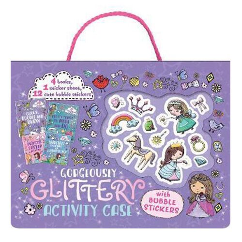 Gorgeous Glittery Activity Case with Bubble Stickers