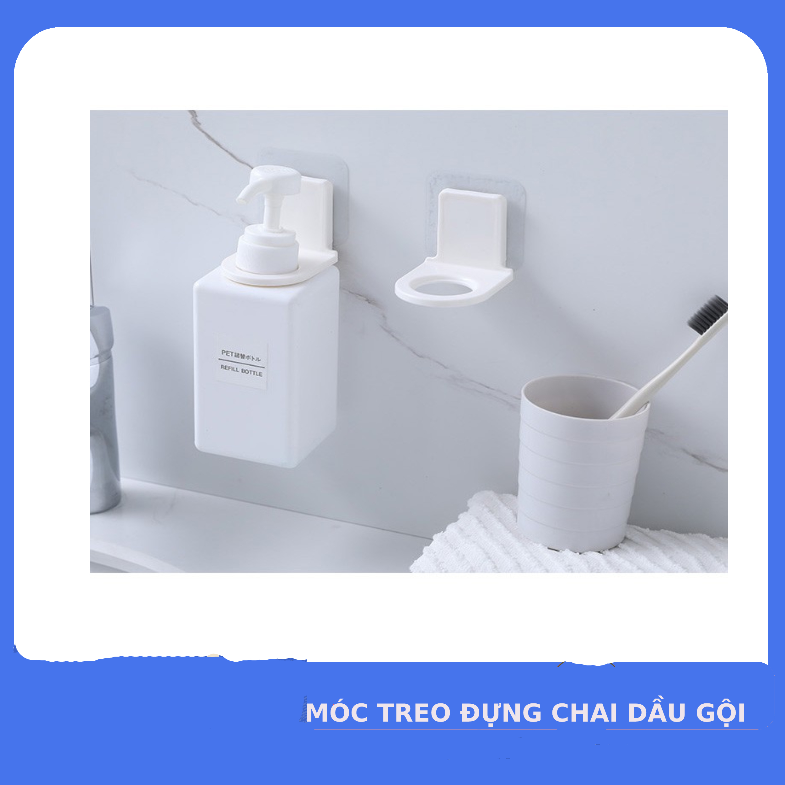 Bộ 2 Móc Treo Cổ Chai, Sữa Tắm