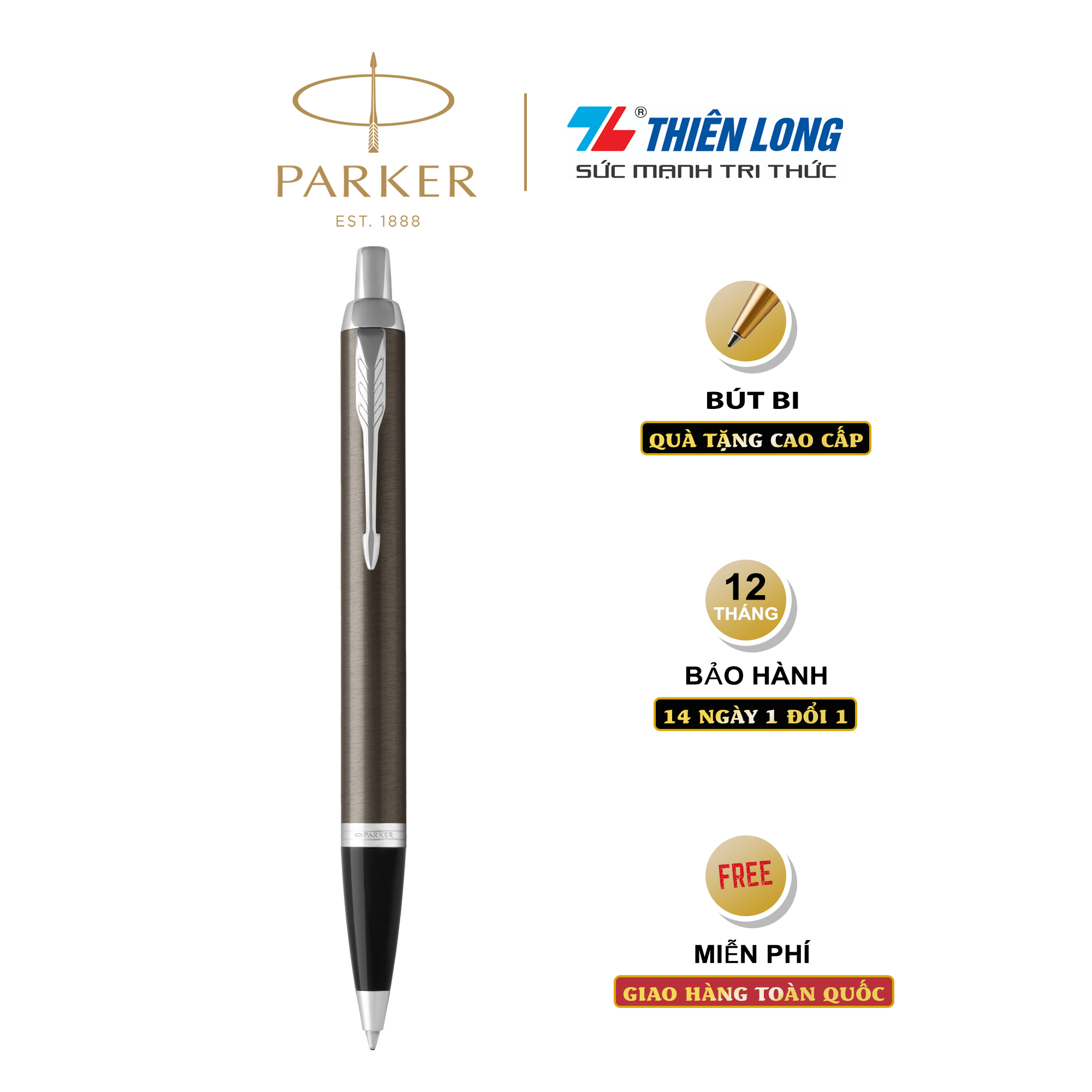 Bút bi cao cấp Parker IM Đ-DK Espresso CT TB4-1975644