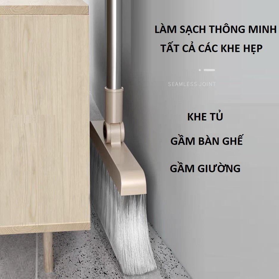 Chổi Quét Nhà Thông Minh, Kèm Hót Rác Đa Năng 2 Trong 1 Xoay 360 Độ Chất Liệu Nhựa Cao Cấp Cực Kì Bền Bỉ