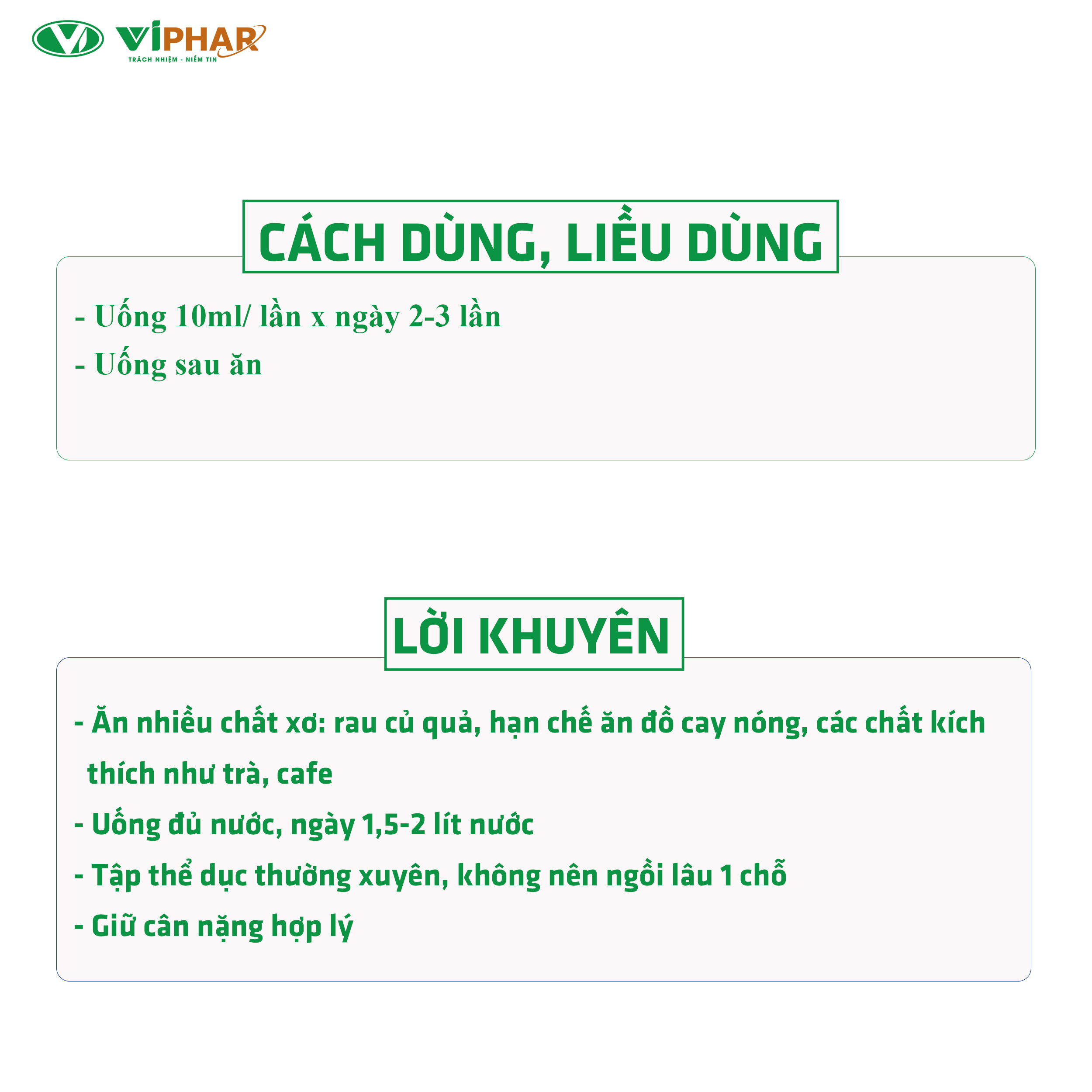 Gói Uống Trĩ Nội, Trĩ Ngoại Giảm Nhanh Tình Trạng Chảy Máu, Sa Búi Trĩ, Ngứa, Rát, Chảy Máu Hậu Môn TRITIMA VIPHAR Hộp 20 Gói 10ml