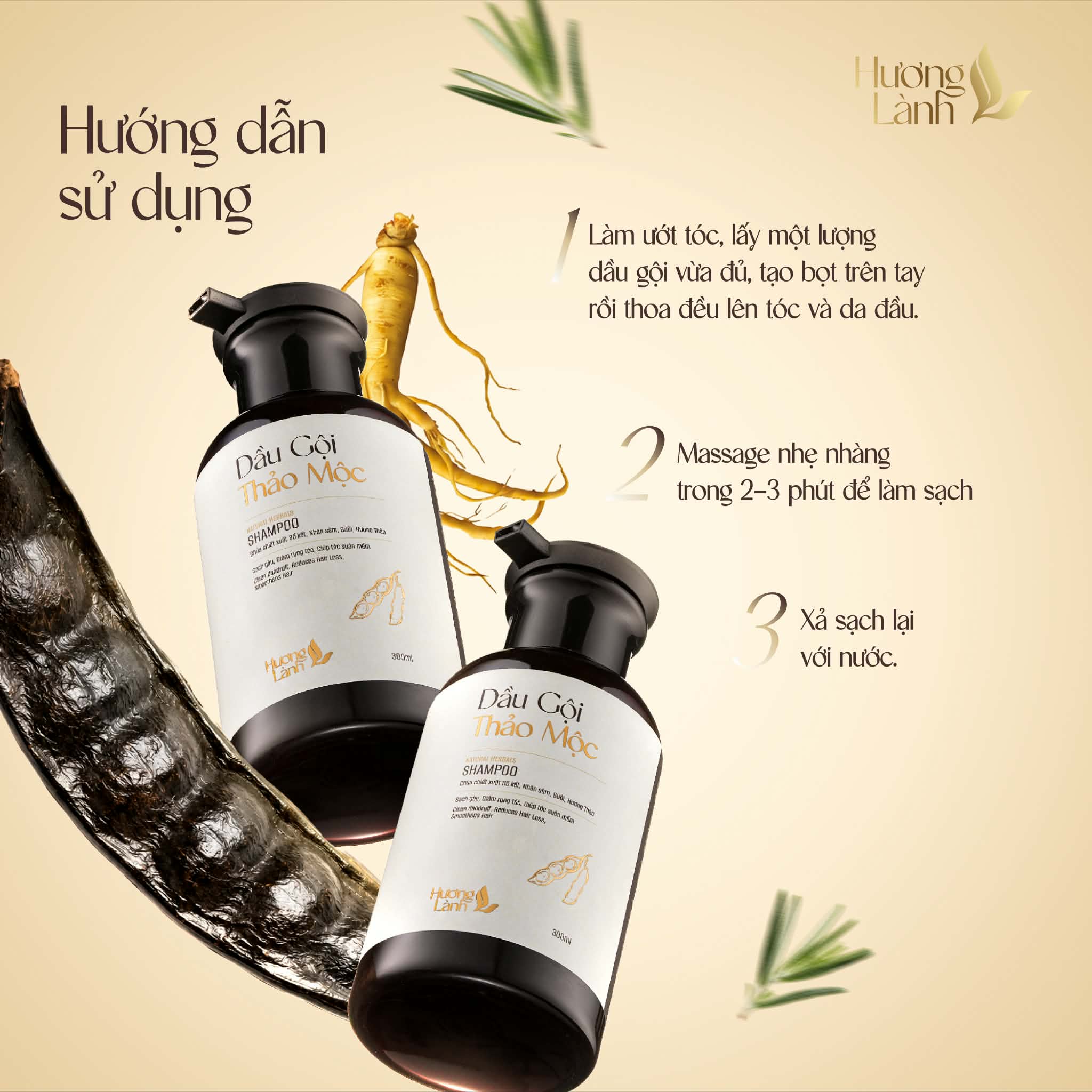 Dầu gội Thảo mộc Hương Lành