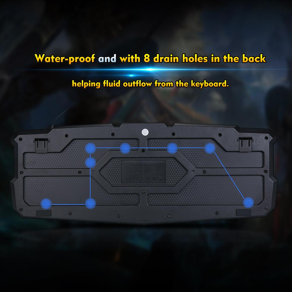 Bàn phím chơi game khắc ký tự bằng laser có đèn nền tiện dụng