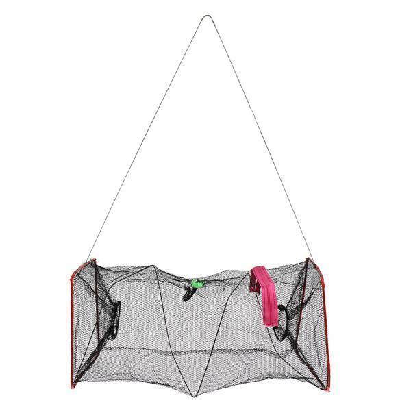 2x Folding Fishing Trap Net Prawn Shrimp Lobster Fishing Tackle