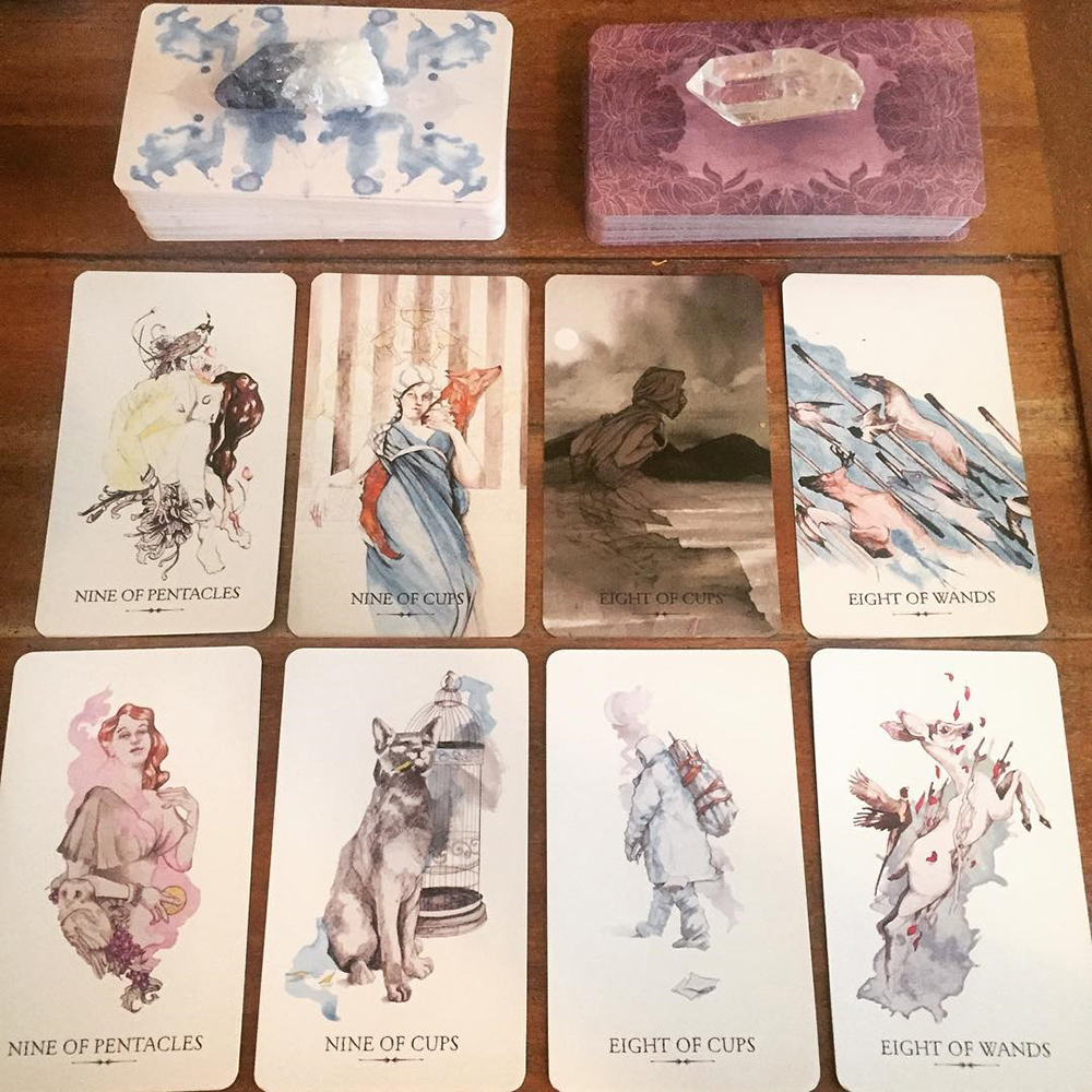 Bài Tarot The LineStrider 78 Lá Bài Tặng Link Hướng Dẫn Tiếng Việt Và Đá Thanh Tẩy