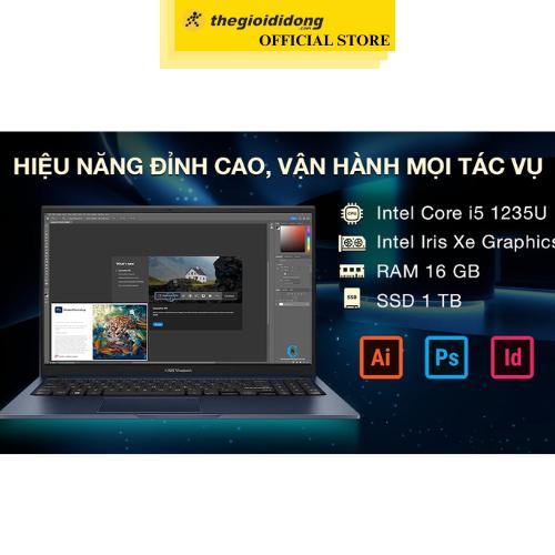 Laptop Asus Vivobook 15 X1504ZA i5 1235U/16GB/1TB/Win11 (NJ1528W) - Hàng Chính Hãng