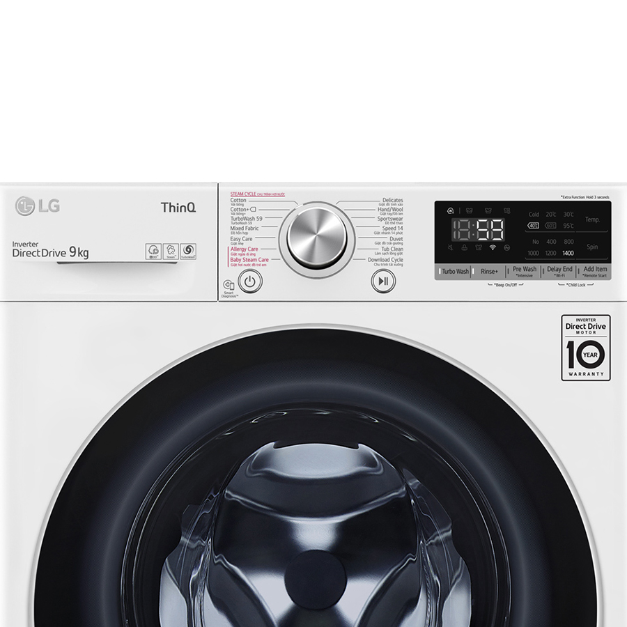 Máy giặt LG Inverter 9 Kg FV1409S3W - Chỉ giao HCM