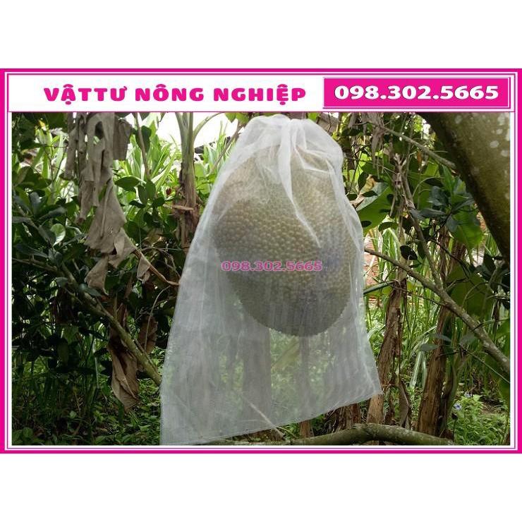 Set 20 Túi Vải Lưới Bọc Mít kích thước 40x50cm Siêu Bền -Chống Ruồi, Chim, Côn Trùng Hút Chích, Chịu Nắng Mưa Qu