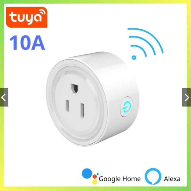 Ổ Cắm Điện Điều Khiển Qua Điện Thoại Thông Minh, App Tuya Hoặc Smart Life, 100V 220V-10A