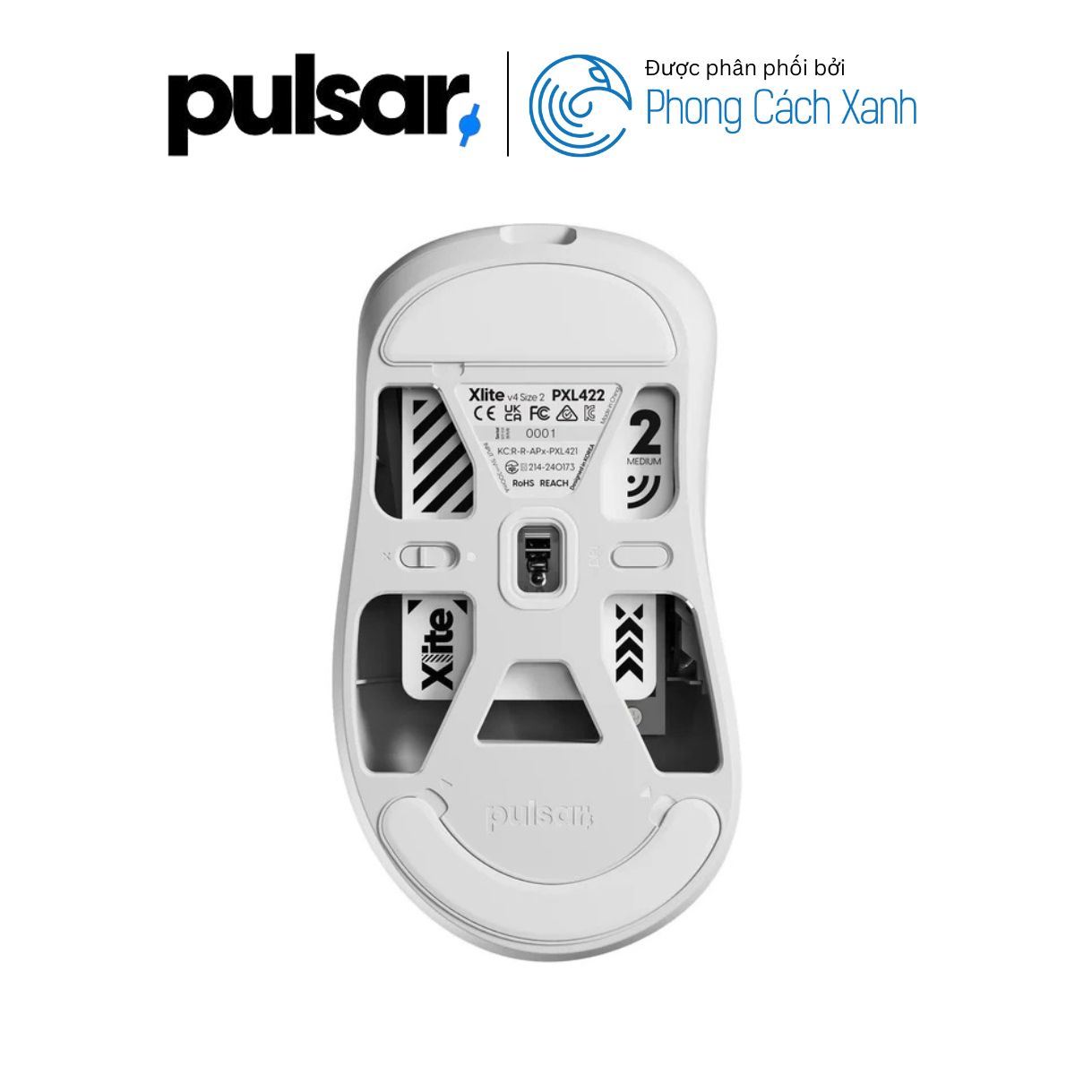 Chuột không dây siêu nhẹ Pulsar Xlite V4 (Hỗ trợ 8K Polling Rate) - Hàng Chính Hãng