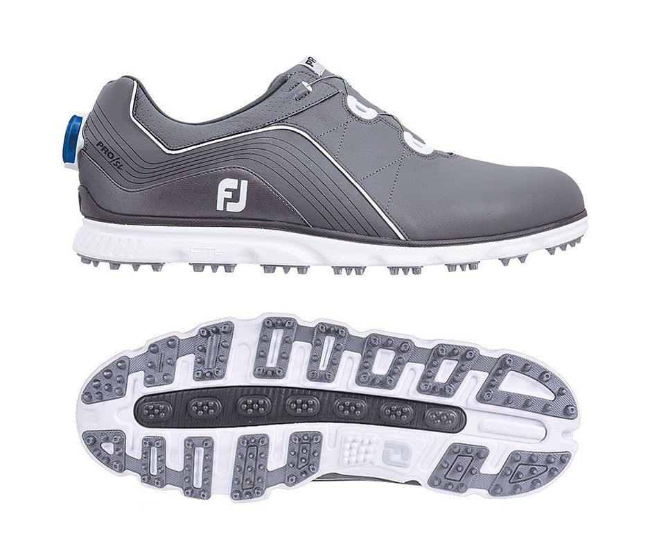 Giày Golf Nam FJ JM PRO SL SPKL BOA GREYWHT- 5329 - Tạo sự thu hút bởi phong cách thể thao lịch lãm