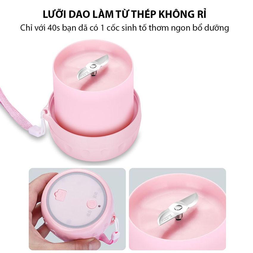 Máy xay sinh tố cầm tay tích điện 2000mAh dung tích 300ml chính hãng Venado