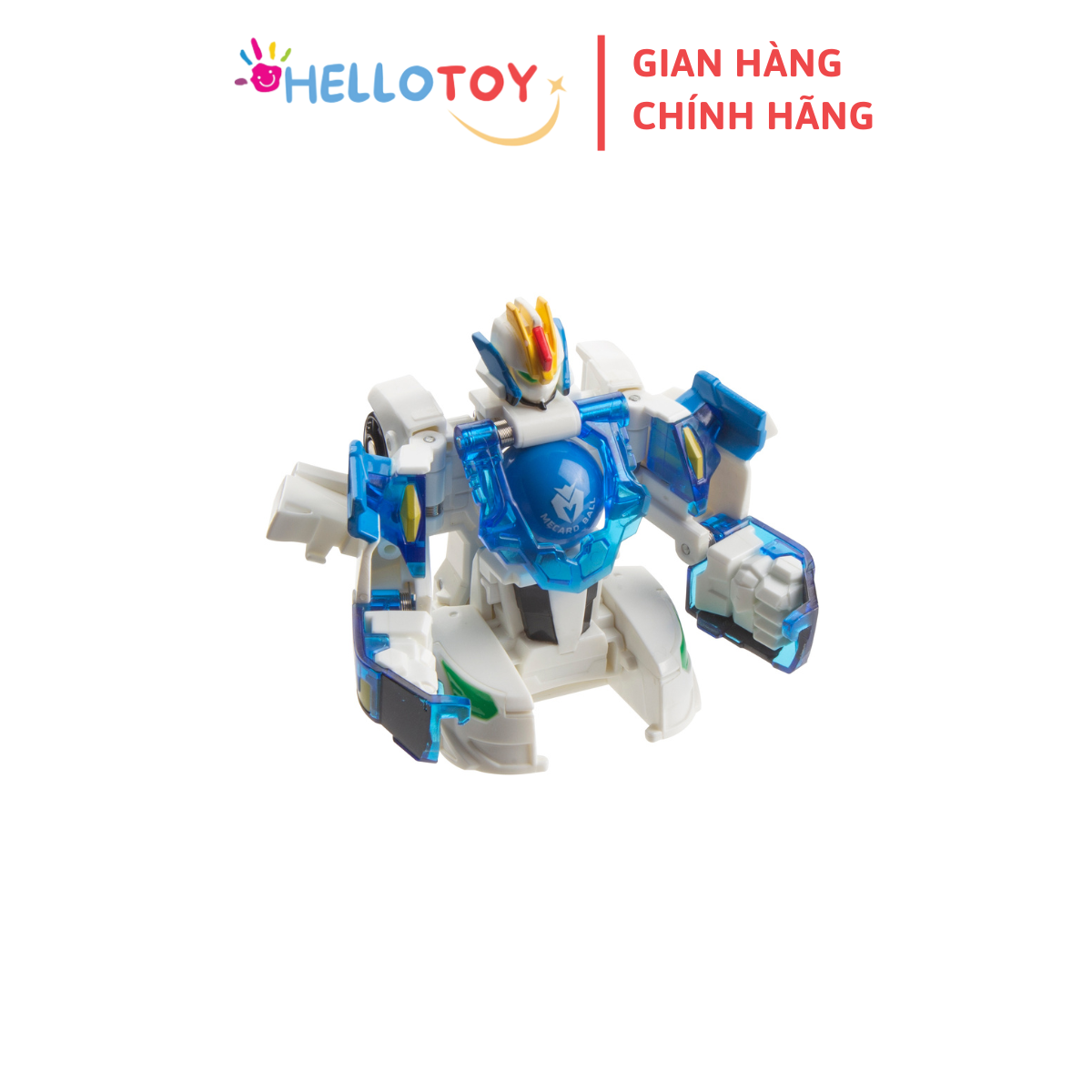 [TẶNG KÈM BỆ PHÓNG BÓNG] Đồ Chơi Xe Hơi Biến Hình MECARDBALL Akan - Hellotoy