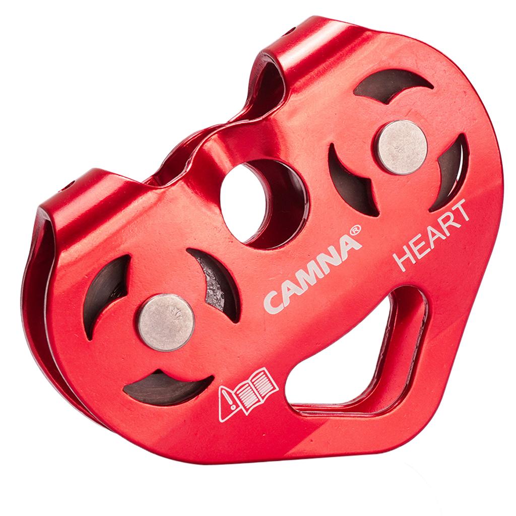 24KN Mountaineering Rock Climbing Zip Line Wire Cable Trolley Pulley