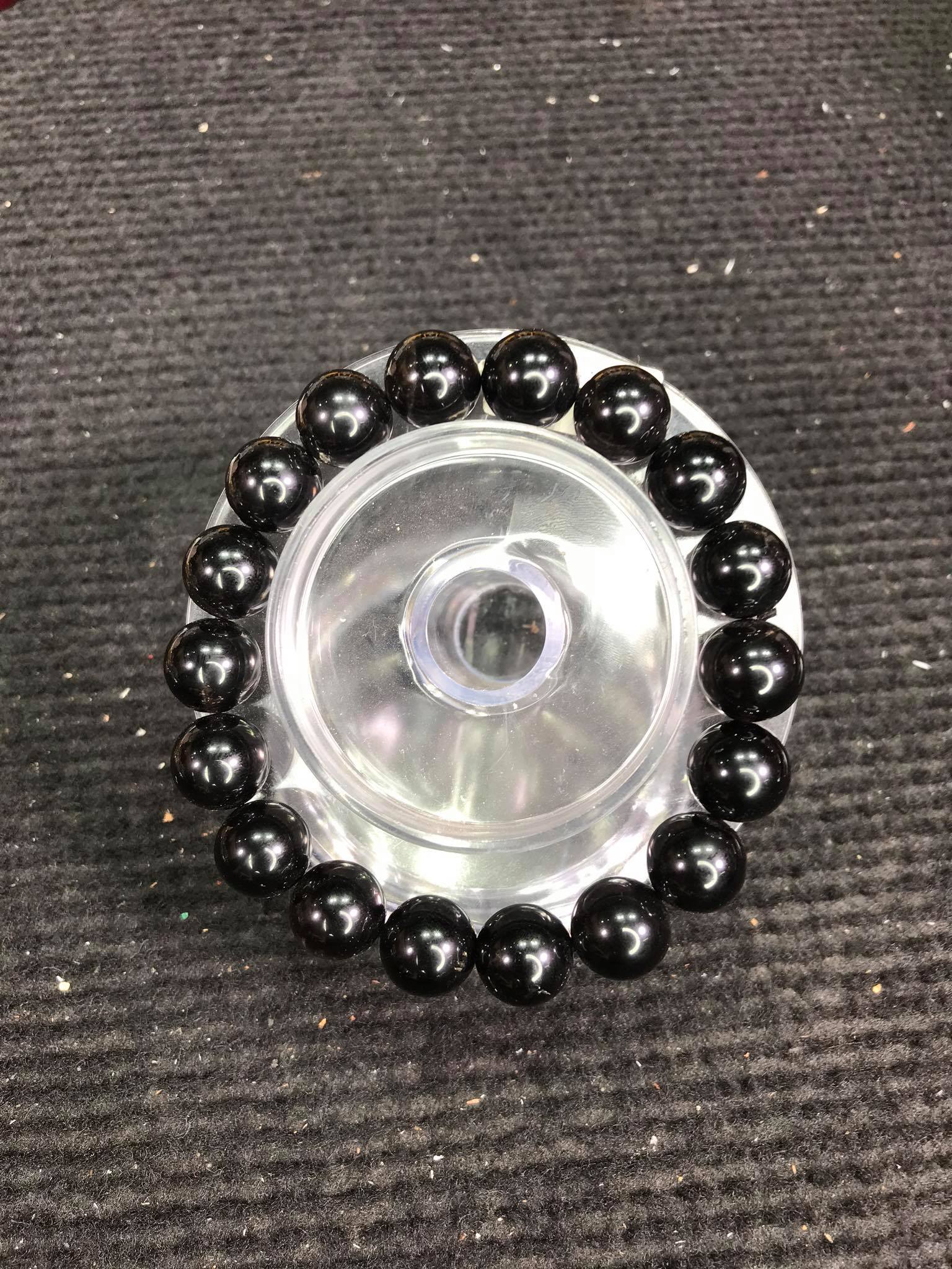 Vòng Tay Thạch Anh Đen size hạt 11.5mm