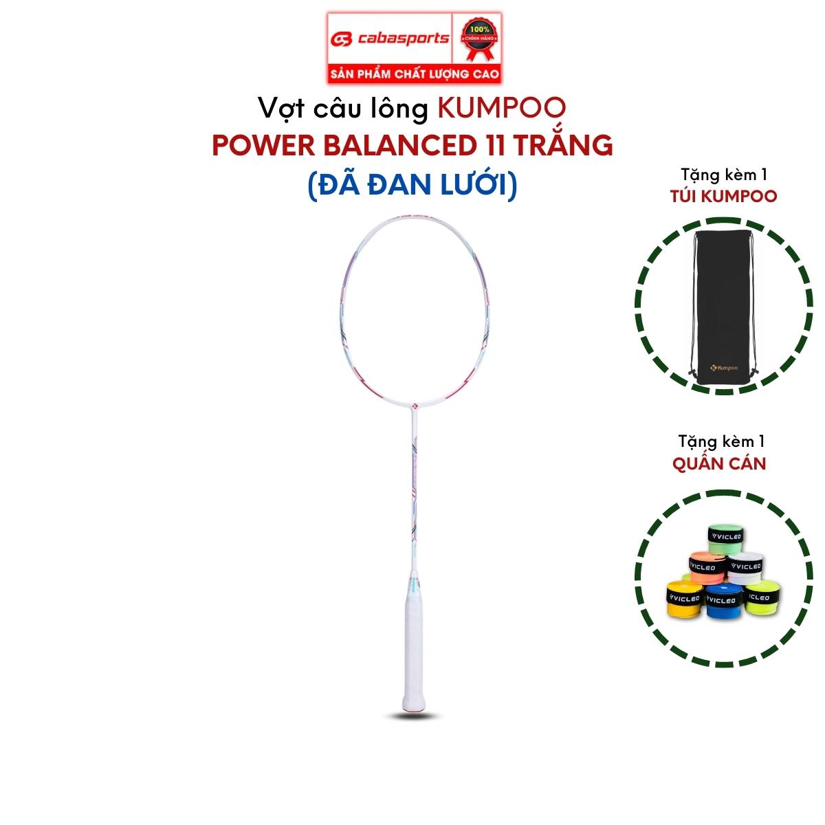 Vợt cầu lông đơn đã đan lưới Kumpoo Power Control K520 Pro, K520S, PC 99 Pro cao cấp siêu nhẹ, vợt công thủ toàn diện giá rẻ Bảo hành 2 tháng